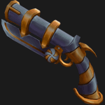 Gold Swirly Gun