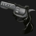 Silver Elderwood Revolver