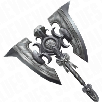 Silver Swirly Axe