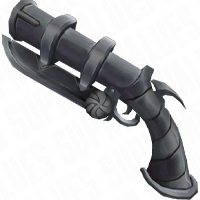 Silver Swirly Gun