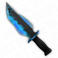Blue Flaming Knife
