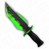 Green Flaming Knife