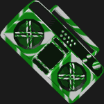 Green Candy Cane